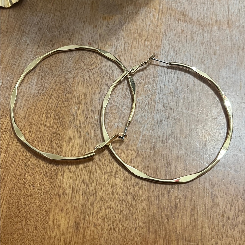 Gold Hoop Earrings